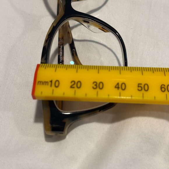 Face a Face Eyeglass Frame Shiso 1 Col 2135 Cat Eye Shape Black Light Tortoise - Picture 13 of 16